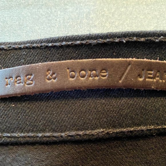 💰 5 FOR $40 / RAG AND BONE (SZ 24) LEATHER & BEADED SIDE DETAIL - Picture 5 of 7
